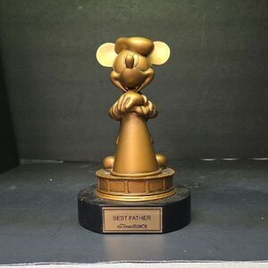 "Best Father" Disney Hollywood Studios Mickey Mouse Director Golden Award Trophy